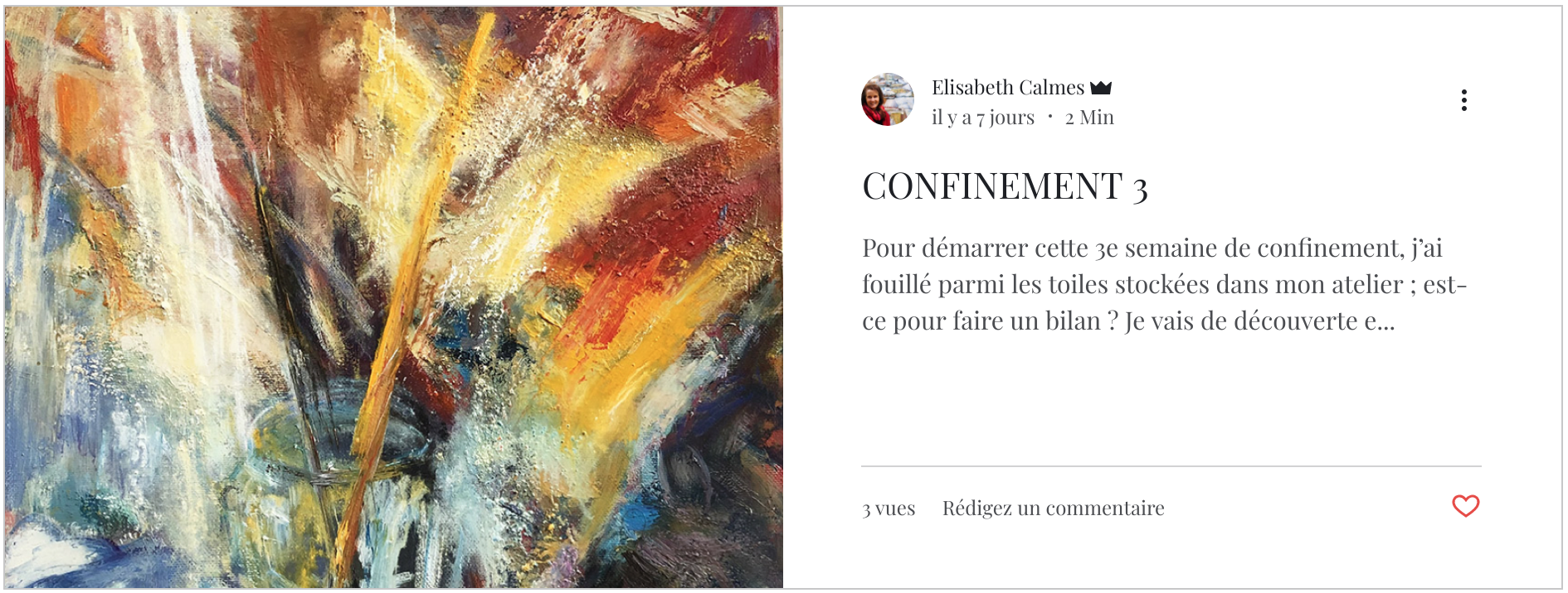 Confinement E. Calmes